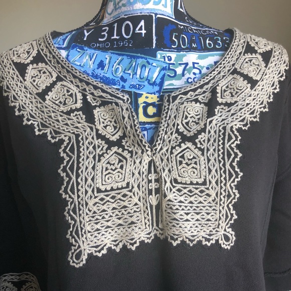 Free People Santa Maria Embroidery Wide Sleeve - Picture 4 of 8